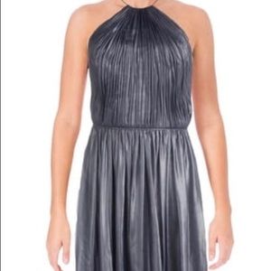 Vera Wang metallic shimmer gown